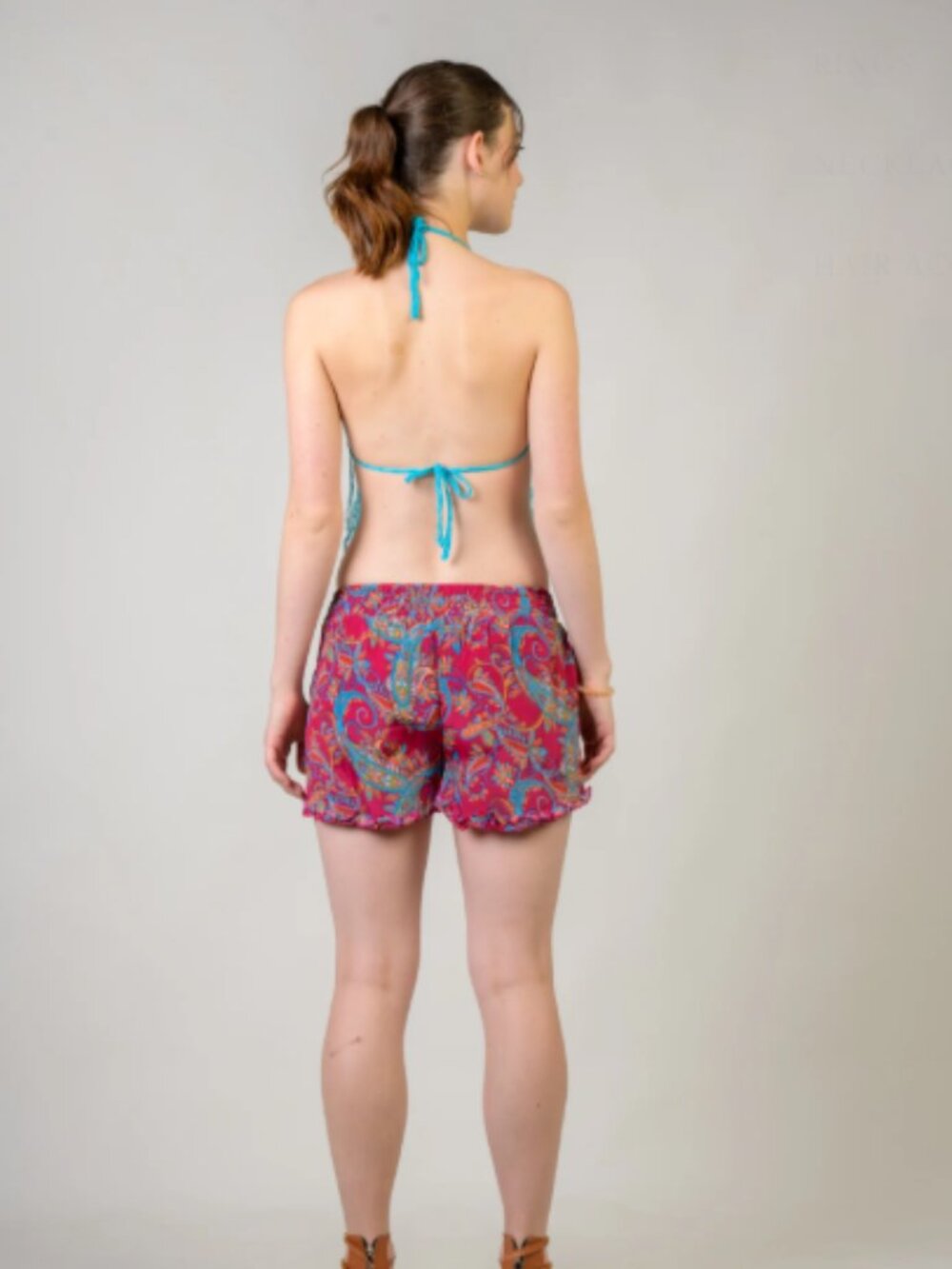 6.) Rhea Patterned Bobbin Shorts (Assorted) - Picture 3 of 9